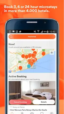 BYHOURS Hotel Microstays android App screenshot 4